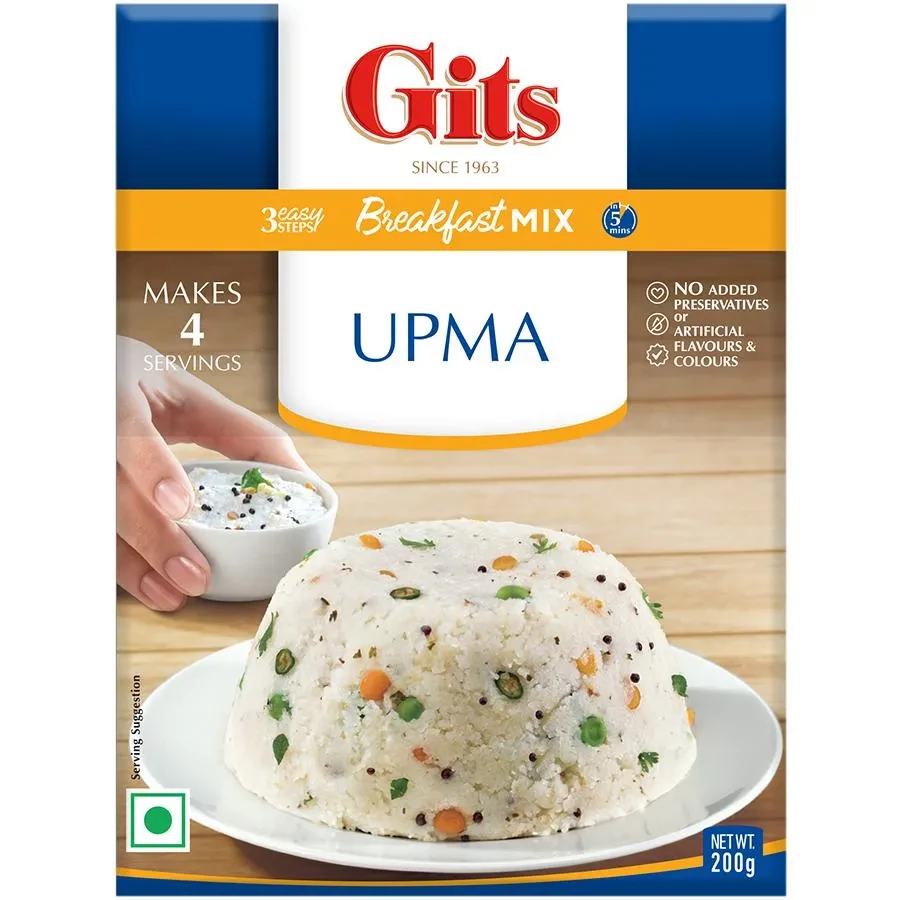 Gits Upma Breakfast Mix, 200 g-1.webp